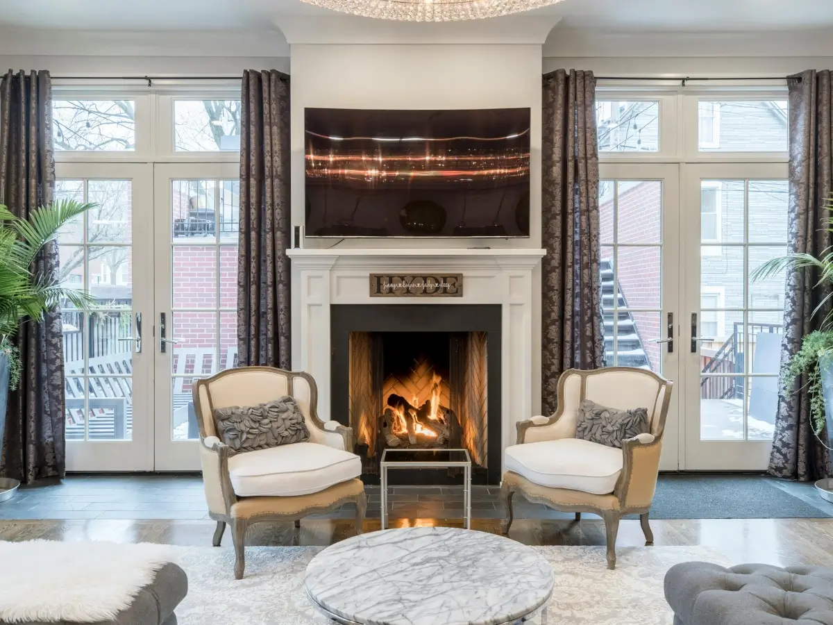 fireplace tiled swansea marble daffodil tiling